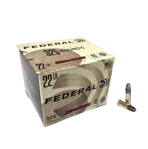 .22LR Federal Auto Match 40gr Solid 325db/doboz