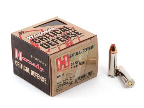 38 Spec. FTX  110gr 7.1g Critical Defense